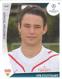 Christian Trasch VfB Stuttgart samolepka UEFA Champions League 2009/10 #455